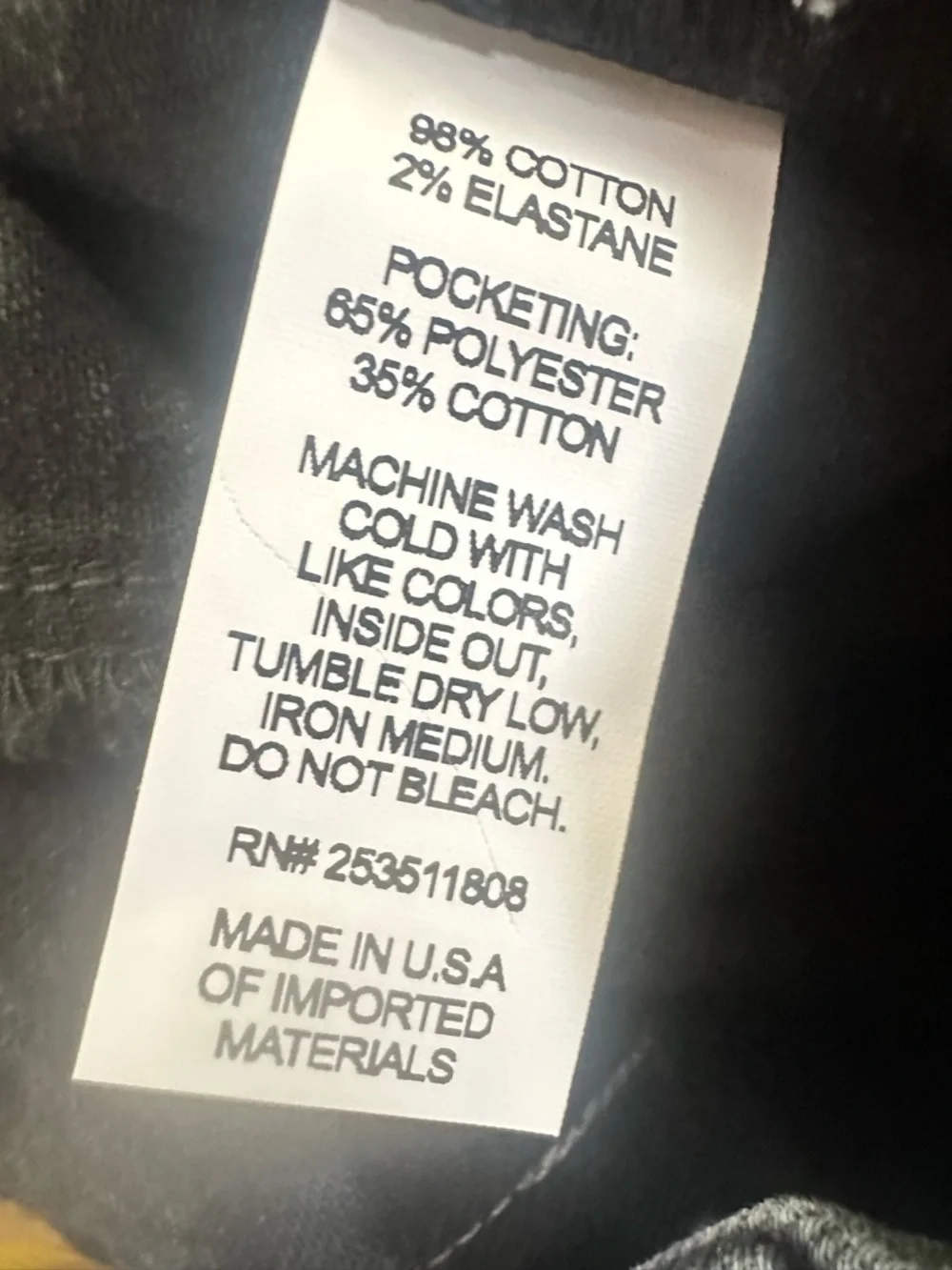 NOAM “Brill” Denim Mini Skirt In Black Ice Size 27 New With Tag!